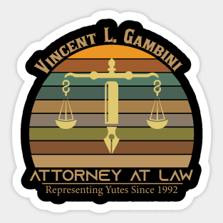 Vincent Gambini Law Offices Sticker